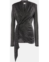 Isabel Marant - Cinay Lame Wrap Top - Lyst