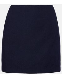 TOVE - Jeanette Virgin Wool Miniskirt - Lyst