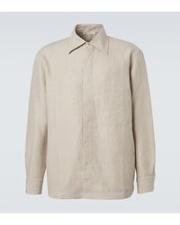 Saman Amel - Linen Overshirt - Lyst