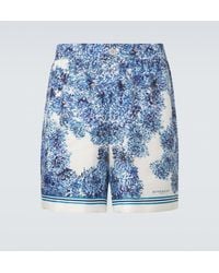 Givenchy - Shorts Couture Seam De Sarga De Seda Estampados - Lyst