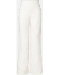 Faithfull the Brand - Ilride High-Rise Linen Straight Pants - Lyst