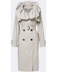 Burberry - Ruffled Trench Coat - Lyst