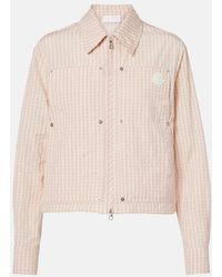 Moncler - Gingham Cotton-Blend Jacket - Lyst