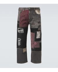 Junya Watanabe - X Levi's Patchwork Wide-Leg Jeans - Lyst