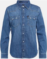 AG Jeans - Chemise Western en jean - Lyst