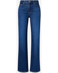 AG Jeans - New Baggy Mid-Rise Wide-Leg Jeans - Lyst