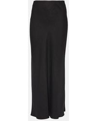 Brunello Cucinelli - Twill Maxi Skirt - Lyst