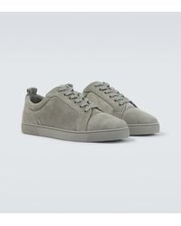 Christian Louboutin - Louis Junior Suede Sneakers - Lyst