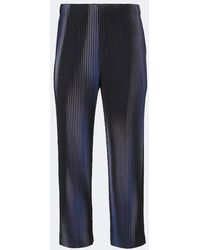 Homme Plissé Issey Miyake - Blend Of Lights Pleated Straight Pants - Lyst
