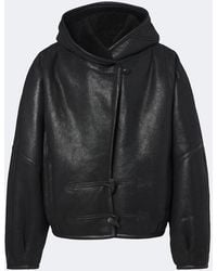 Isabel Marant - Amiel Hooded Leather Jacket - Lyst