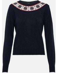 A.P.C. - Jacquard Virgin Wool Sweater - Lyst
