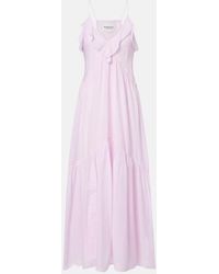 Isabel Marant - Vasma Ruffled Cotton-Blend Maxi Dress - Lyst