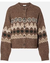 Altuzarra - Cammie Fair Isle Wool-Blend Cardigan - Lyst