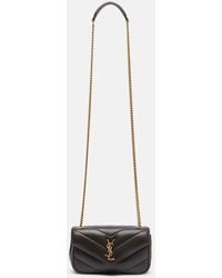 Saint Laurent - Borsa A Tracolla Loulou Mini - Lyst