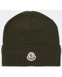 Moncler - Wool And Cashmere Beanie - Lyst