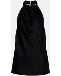 Stella McCartney - Halterneck Satin Top - Lyst