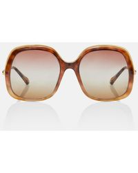 Chloé - Aly Oversized Square Sunglasses - Lyst