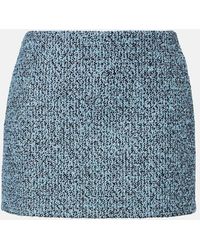 Gucci - Cotton And Wool-Blend Tweed Miniskirt - Lyst