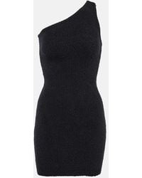 Wardrobe NYC - Ribbed Cotton-Blend Minidress - Lyst