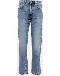 Totême - Mid-rise Straight Cropped Jeans - Lyst