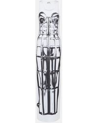 Jean Paul Gaultier - Cage Trompe L'Oeil Maxi Dress - Lyst