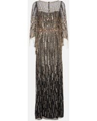 Jenny Packham - Rhapsody Sequined Gown - Lyst