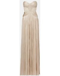 Maria Lucia Hohan - Kamina Cutout Silk Tulle Bustier Gown - Lyst