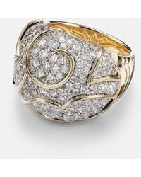Marina B - Onda Bombe 18Kt Ring With Diamonds - Lyst