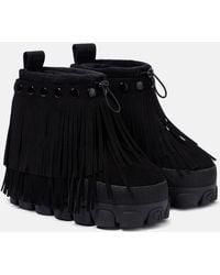 Goldbergh - Vergara Fringed Suede Snow Boots - Lyst