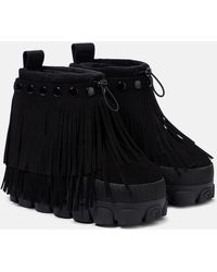 Goldbergh - Vergara Fringed Suede Snow Boots - Lyst