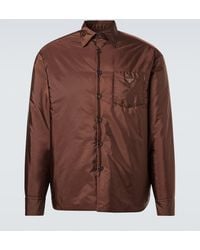 Prada - Chemise En Re-Nylon A Logo - Lyst