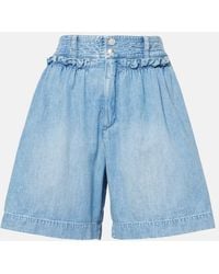 Isabel Marant - Ingrid Denim Shorts - Lyst