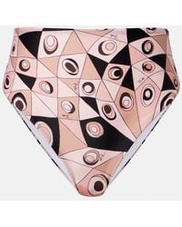 PUCCI - Occhi High-Rise Bikini Bottoms - Lyst