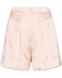Eres Loyal Silk Satin Shorts - Pink