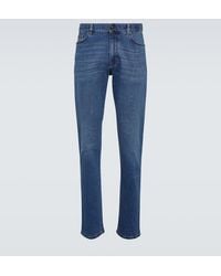 Zegna - Mid-Rise Skinny Jeans - Lyst