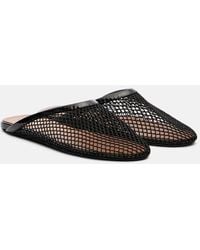 Alaïa - Fishnet Mules - Lyst