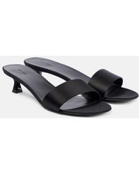 The Row - Combo Satin Faille Mules - Lyst