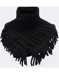 Moncler - Fringed Alpaca And Wool-Blend Snood - Lyst