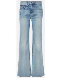 Nili Lotan - Celia Mid-Rise Flared Jeans - Lyst
