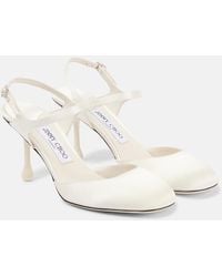 Jimmy Choo - Pixie 80 Satin Pumps - Lyst