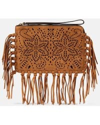 Isabel Marant - Clutch De Ante Con Flecos - Lyst