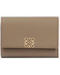 Loewe - Anagram Leather Wallet - Lyst
