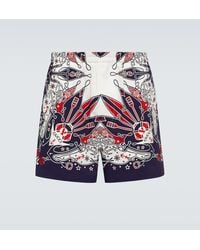Gucci - Shorts de algodon estampados - Lyst