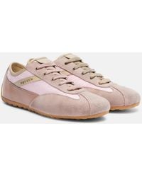 McQueen - Sneakers Boxe Aus Veloursleder Und Leder - Lyst