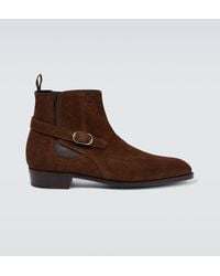 John Lobb - Mason Suede Chelsea Boots - Lyst
