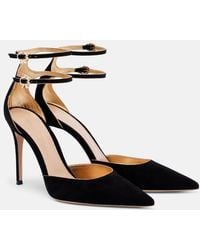 Gianvito Rossi - Ivette Suede Pumps - Lyst