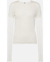 TOTEME - Layered Jersey Top - Lyst
