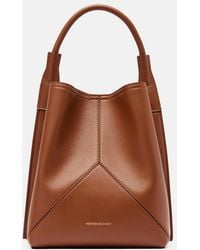 Victoria Beckham - Victoria Medium Leather Bucket Bag - Lyst