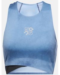 Loewe - X On Performance Logo Crop Top - Lyst