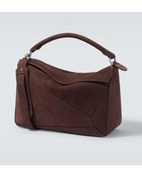 Loewe - Puzzle Large Leather Shoulder Bag - Lyst